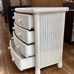 ラタンチェスト【町田市再生家具】　240180の画像