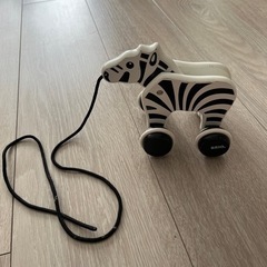 BRIO プルトイ　しまうま（木製玩具）