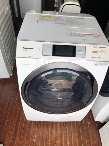 福岡市内配送設置無料　パナソニック Panasonic NA-VX9600L-W [ドラム式電気洗濯乾燥機（10.0kg） 左開き 温水泡洗浄 エコナビ搭載 カラータッチパネル搭載 クリスタルホワイト]