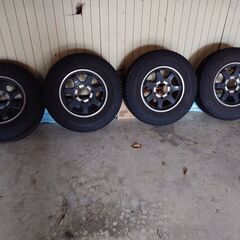 HANKOOK　195/80R15　スタッドレスタイヤ　ホイル付...