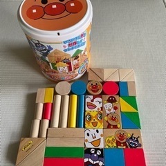 アンパンマン　筒入りつみ木