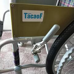 車イス　自走式　ブレーキレバーあり　タイヤ交換済の画像