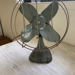 昭和レトロ　National ナショナル扇風機　ミントグリーン　レア ナショナル 昭和レトロ ミニサイズの扇風機 グリーン