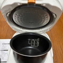【受渡予定者決定】象印 3合炊き炊飯器 2018年製　の画像