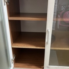 【再度募集】キャビネット 収納棚　白　ホワイトの画像