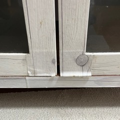 【再度募集】キャビネット 収納棚　白　ホワイトの画像