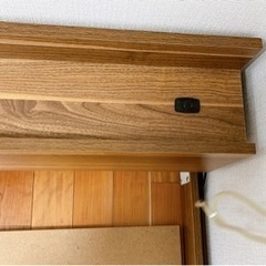 シングル　ローベッドフレーム　ベッドボードにコンセント有の画像