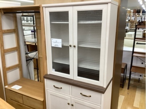 【トレファクラパーク岸和田店】　ユーアイの二枚扉食器棚入荷致しました。