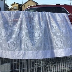 難あり。ハローキティカーテン　ピンクの画像