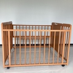 ベビーベッド　【町田市再生家具】　240183の画像