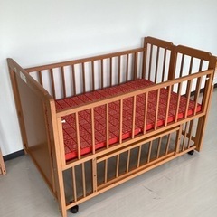 ベビーベッド　【町田市再生家具】　240183の画像