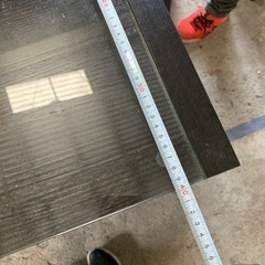 ガラス天板　サイドテーブルの画像