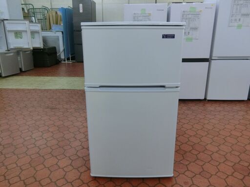 ID 177475　冷蔵庫２ドア　90L　ヤマダ　２０１９年　YRZ-C09G1