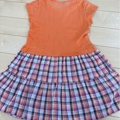 半袖　ワンピース   120㎝　キッズ　女の子　子供服　夏服の画像