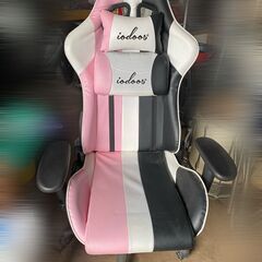 ゲーミングチェア　iodoos　ピンク　※店舗商品