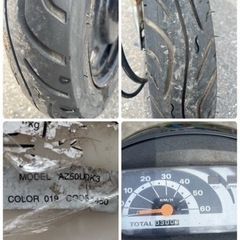 スズキ　レッツ2 CA1PA スタンダード300km 2003年製　AZ50UDK3 50cc ジャンク品の画像