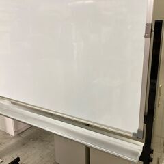 中古　ホワイトボード　ホーロー　片面　自立式　脚付　キャスター付　1200×900　愛知　一宮市　江南市　稲沢市　名古屋　岐阜　各務ヶ原　岐南町　羽島　三重　グッドプライス一宮（の画像