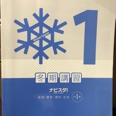 ナビスタ(冬季講習)中1用