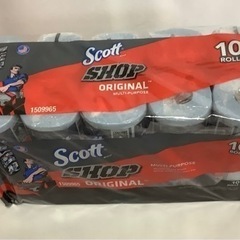 Scott スコットショップタオル 10本入り(55枚×10ロール)　コストコ ペーパータオルの画像