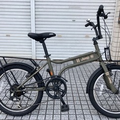 【20インチ自転車】美品❗️JEEP製　外装6段変速　リヤタイヤ...