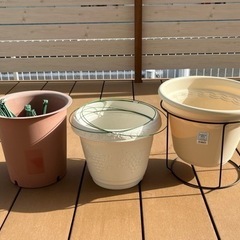 プランター　植木鉢　5個セット　生活雑貨 家庭用品 ガーデニングの画像