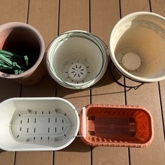 プランター　植木鉢　5個セット　生活雑貨 家庭用品 ガーデニングの画像