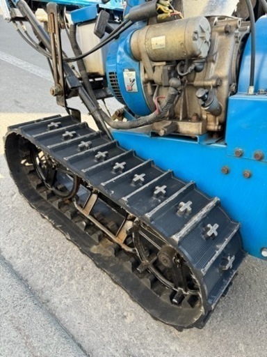 北海道旭川市 YAMAHA 1090 大型除雪機 10馬力 エンジン始動 動作OK！キャタほぼ新品 (貴重) 一部難あり