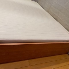 引取のみ　跳ね上げ式収納　セミダブルベッドの画像