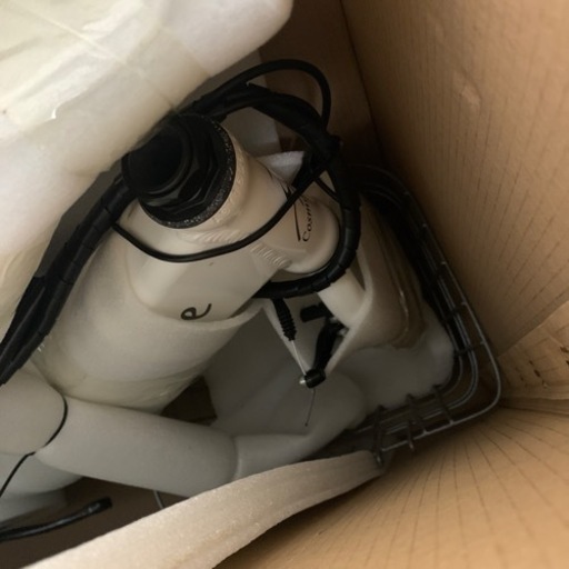 新品 未組立 電動アシスト自転車 ホワイト Cosmowave Bicycle A5