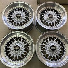 BBS RS180 RS247◆7.5J 8.5J 16インチ IS14(オフセット+14) PCD114.3-5H ハブ径67ｍｍ◆ディスク再塗装 リム研磨済み!!130クラウン など