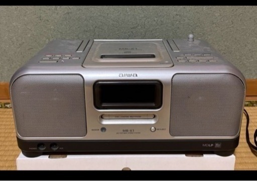 AIWA  アイワ MR-X1 CD.MDプレイヤー　　 グッドデザイン賞○
