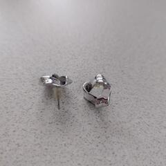シルバークロスリングピアス