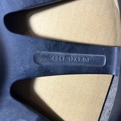 【最終値下げ】共豊 シュタイナー sf 17インチ pcd100/5 ホイールのみの画像