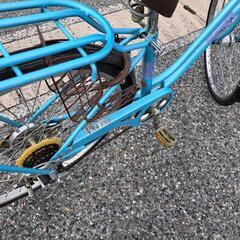相談中です。自転車　26インチ　ブルー　水色の画像