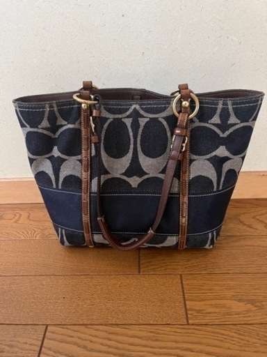 今月中のみ　コーチ　coach レア　デニム　バッグ