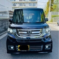 H27 N-BOX  カスタム　ターボ　G L レザーパッケージ...