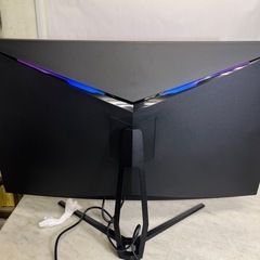 ジャパンネクスト JAPANNEXT 38.5型液晶モニター ゲーミングモニター JN-39VCG165WQHDR-C65Wの画像