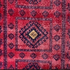 ヴィンテージラグ　バルーチ バルーチ族 トライバルラグ(1340mm × 820mm) - アンティーク