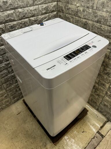 全国送料無料★3か月保証★洗濯機★ハイセンス★2021年★4.5㎏★HW-K45E★S-645