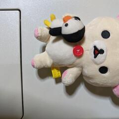 コリラックマ　きゅうけい中べんきょう中　ペンギン　ぬいぐるみの画像