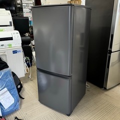 【超美品‼️】三菱 2021年製 146Lノンフロン冷凍冷蔵庫 マットチャコール♪の画像