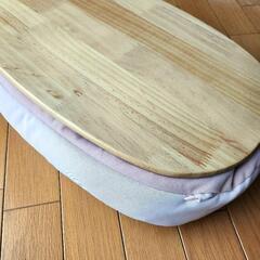 無印良品 ひざの上でつかえるテーブルクッションの画像