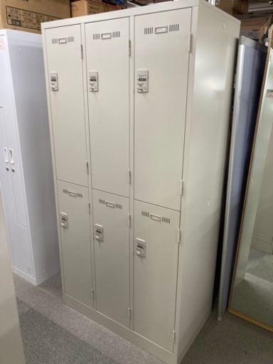 生興 6人用ロッカー ダイヤル錠 マスターキー有 中古