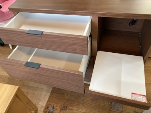 ニトリ キッチンカウンター エトナ ブラウン 105cm 中古