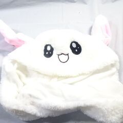 うさぎ  耳が動く 帽子 Tik Tok メンズ レディース 被り物 ぬいぐるみの画像