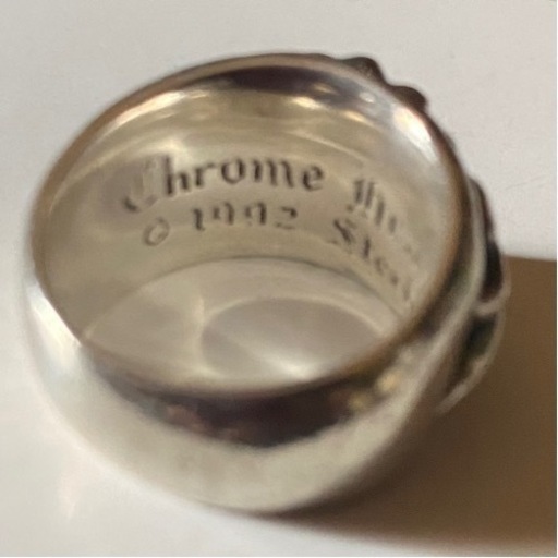★ CHROME HEARTS クロムハーツ フローラルクロス リング  9号★