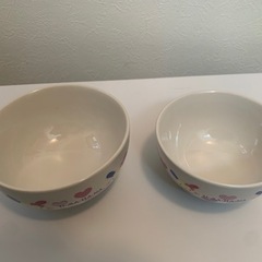 【お引渡し決定】『うさはな』のお皿(どんぶり)の画像