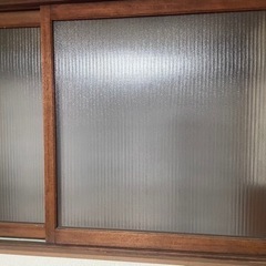 すりガラス建具　２枚の画像