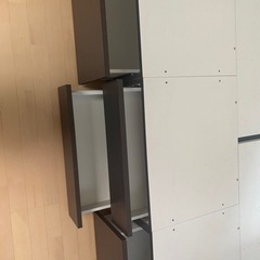 ニトリ　収納付きベッドフレーム　シングルの画像