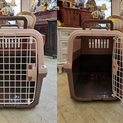 リッチェル Richell キャンピングキャリー  中型犬用 ダークブラウン ペット用キャリー☆幅46㎝×奥行65㎝×高さ51㎝☆買取帝国 朝霞店の画像